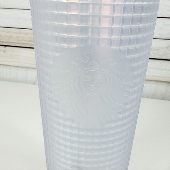 Starbucks Iridescent Unicorn Grid Frosted Tumbler Cup 24oz - Picture 5 of 9